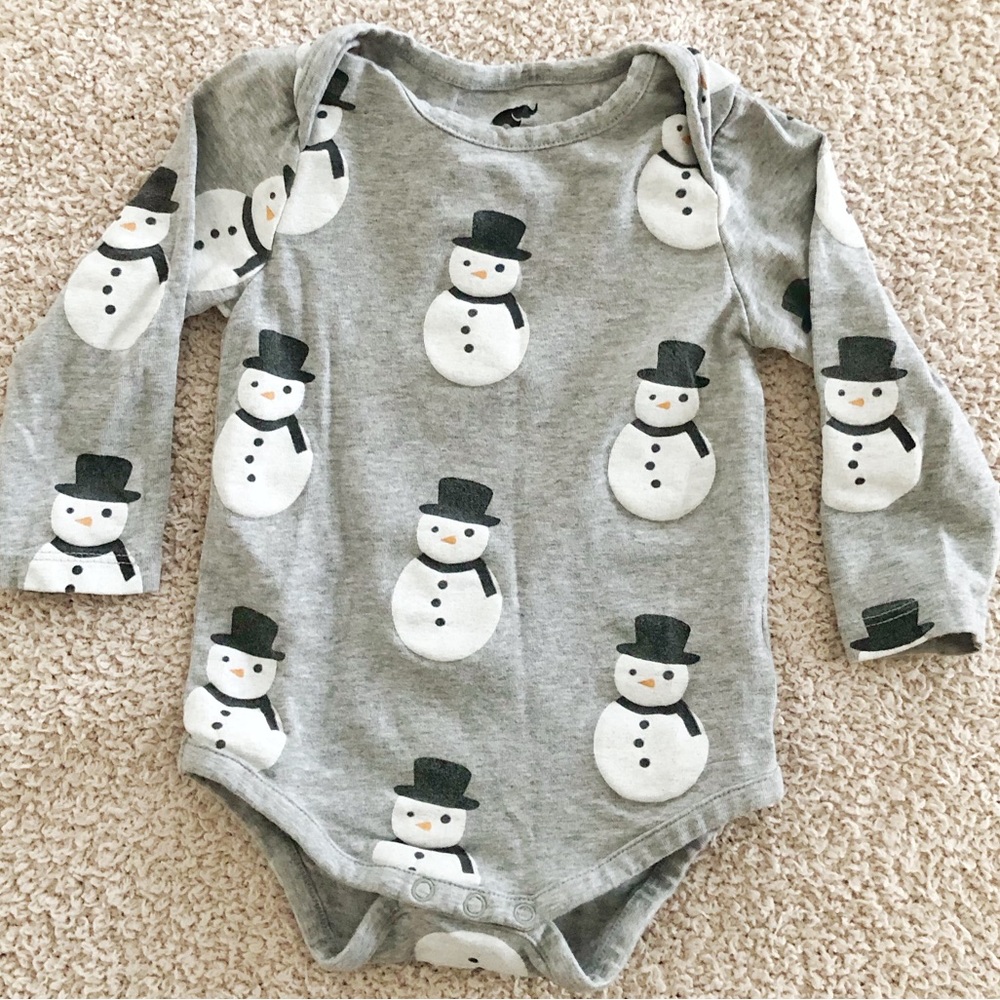 Monica + Andy Snowman Onesie